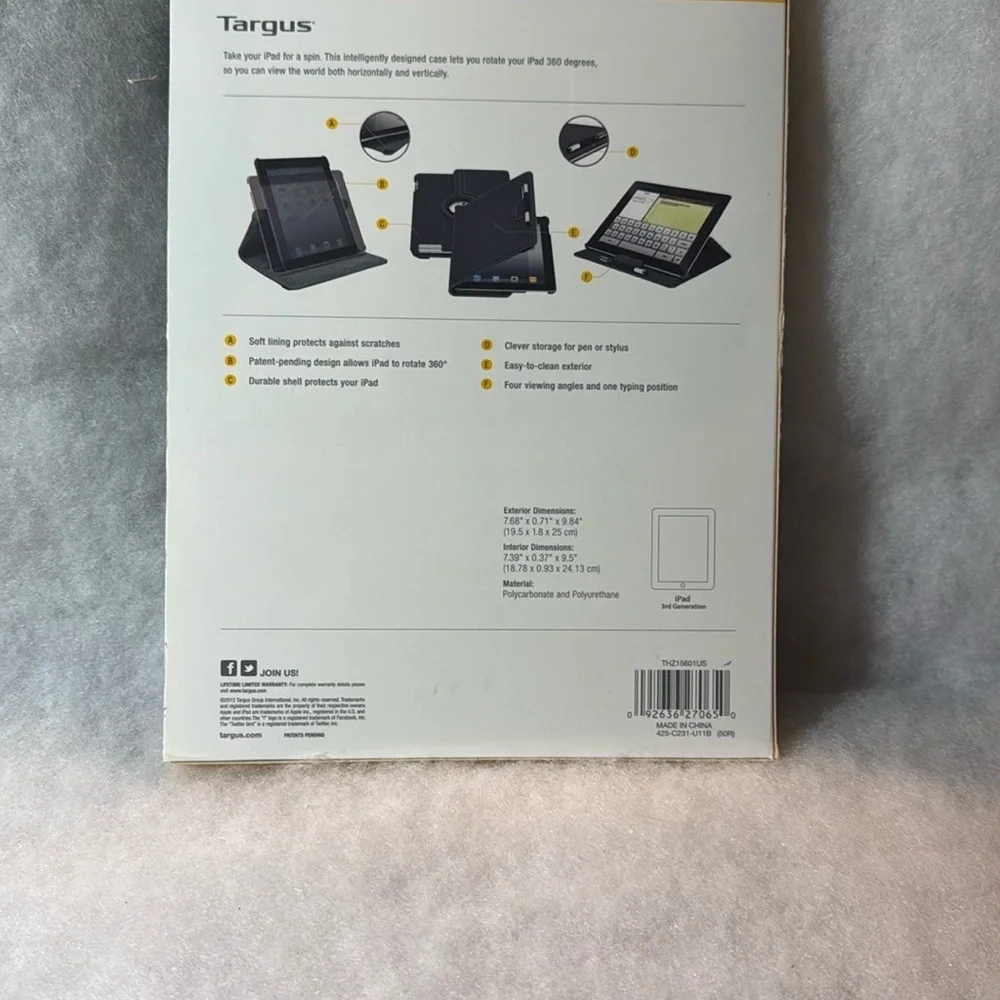 Targus tablet case