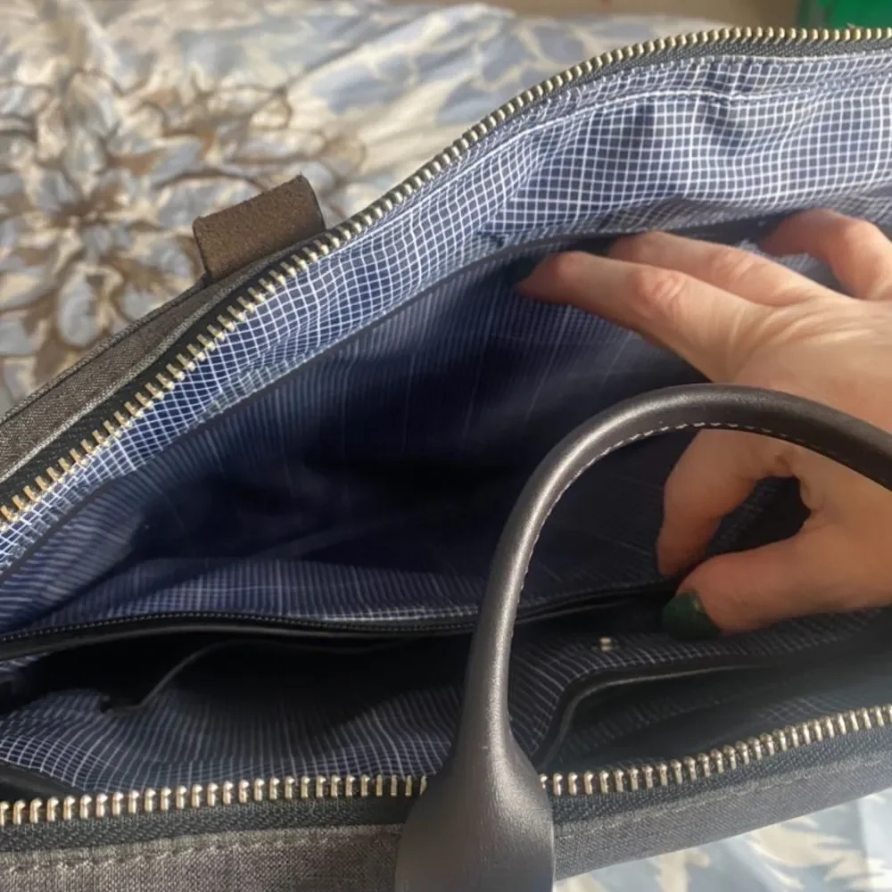 Jack Spade New York grey laptop bag
