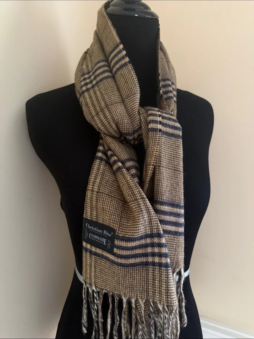Dior designer scarf