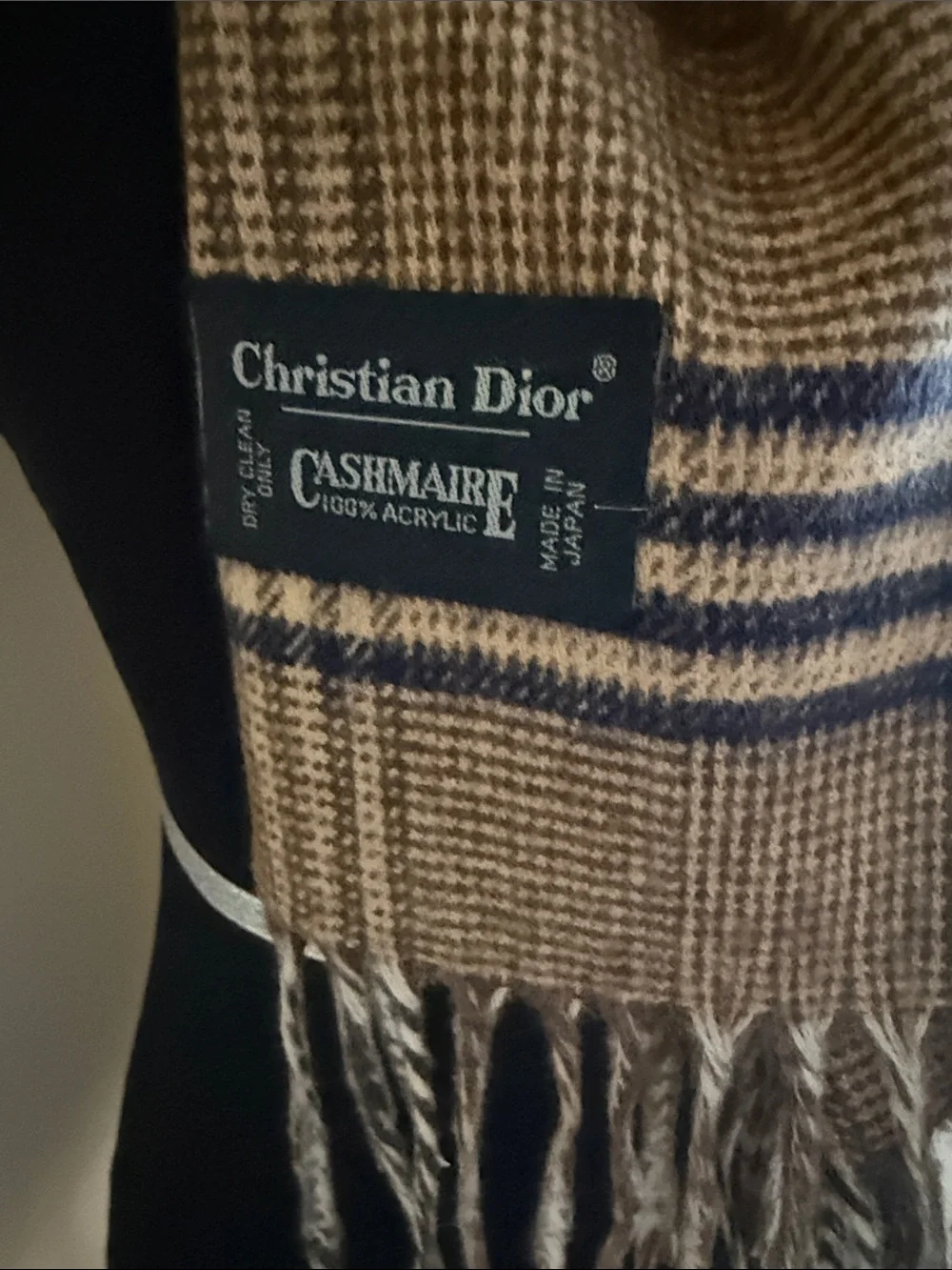 Dior designer scarf
