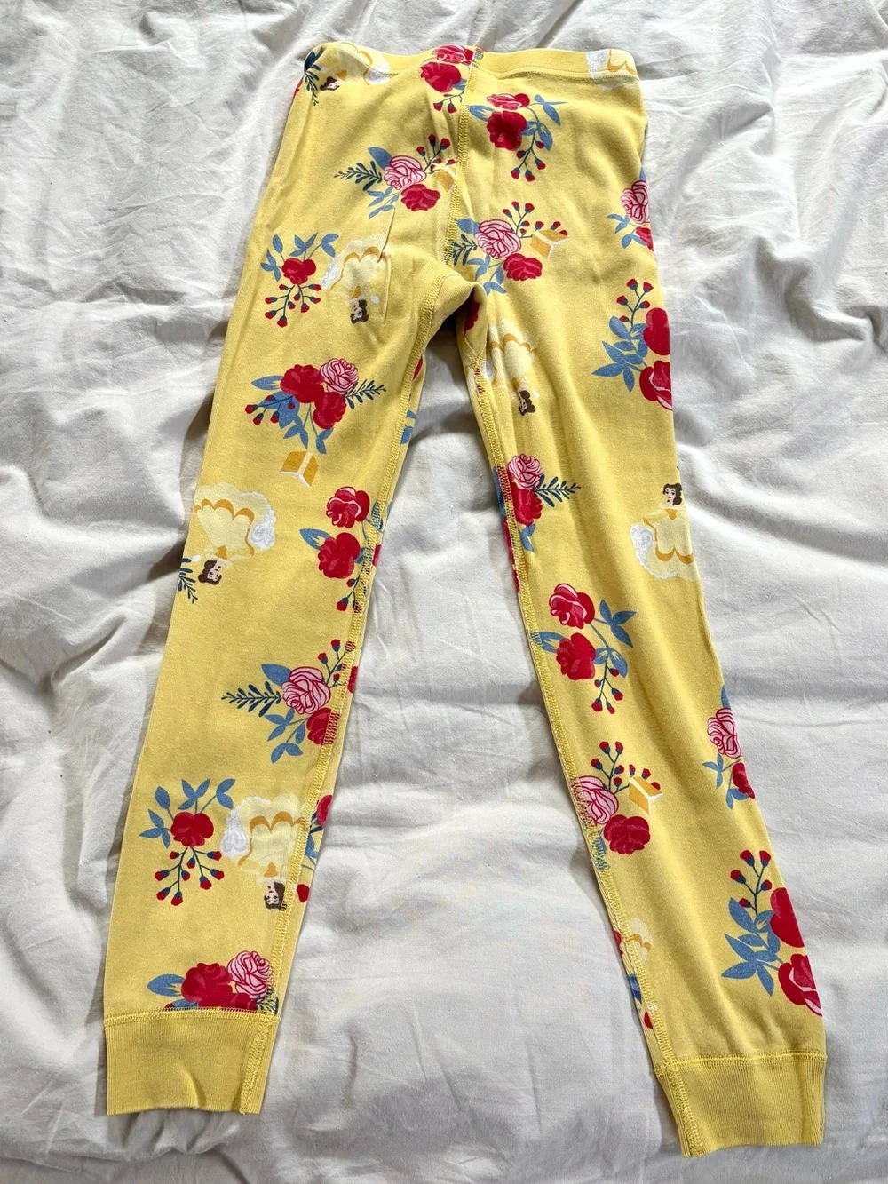 Hanna Anderson HannaJams Disney Belle Beauty & The Beast Pajama Set size 8