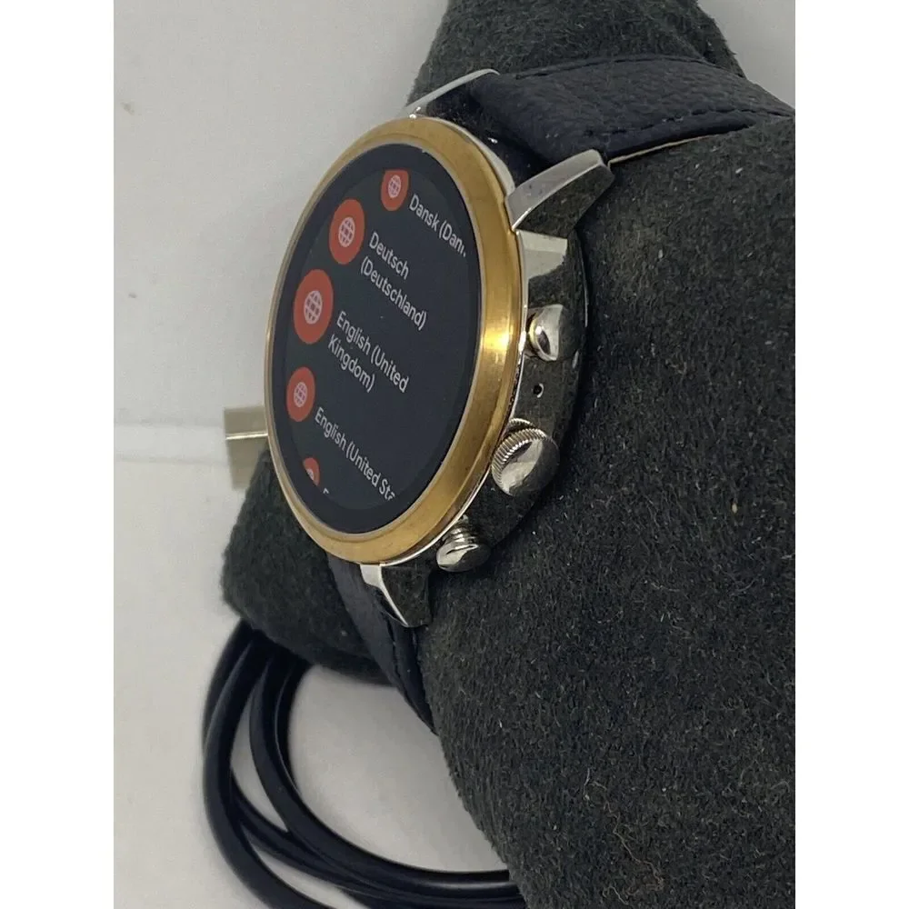 Fossil Gen 4 Authentic Digital Dial Smart Watch Custom Band FTW6016 AB518