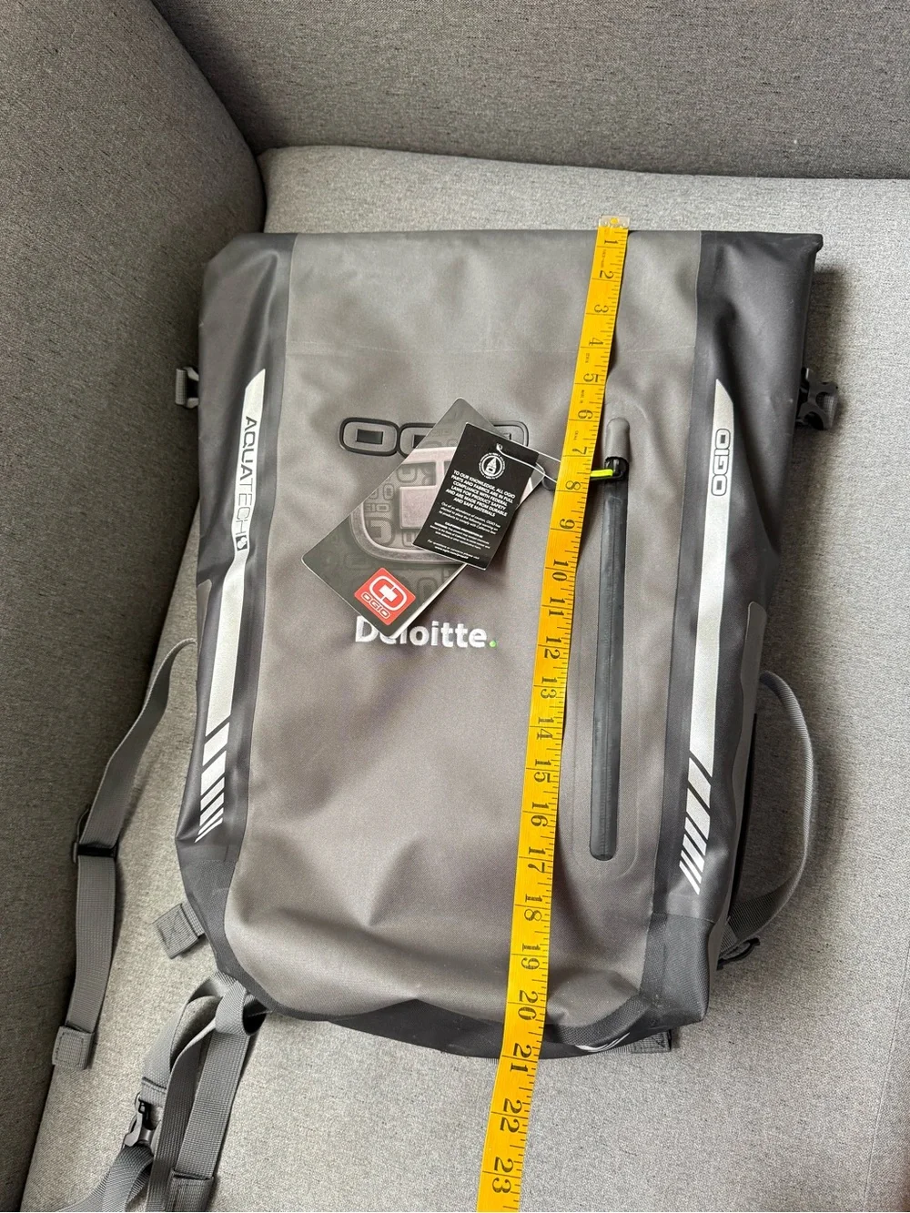 OGIO Motorcycle Backpack All Elements Black AquaTech Air Flow System Bag NWT