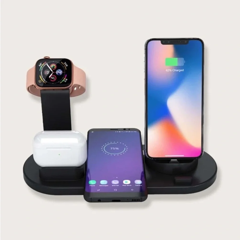 4 in 1 iPhone charger station Compatible With Apple Watch