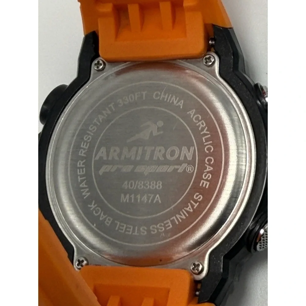 Armitron 40/8388 New Battery Mens Watch 47MM 8.5
