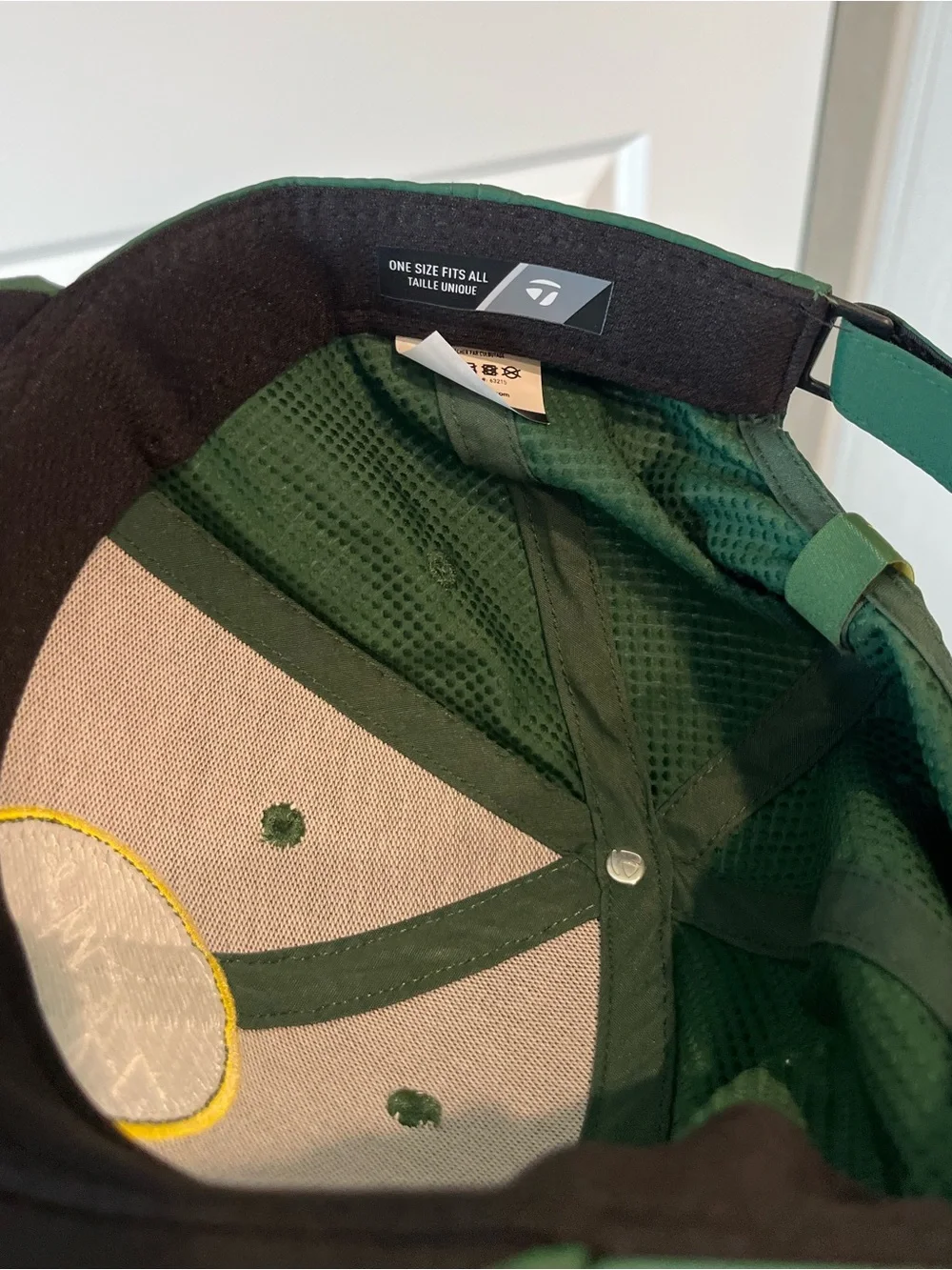 TaylorMade Preppy Green Carlsbad, California Patch Golf Hat 7nine Strapback OSF