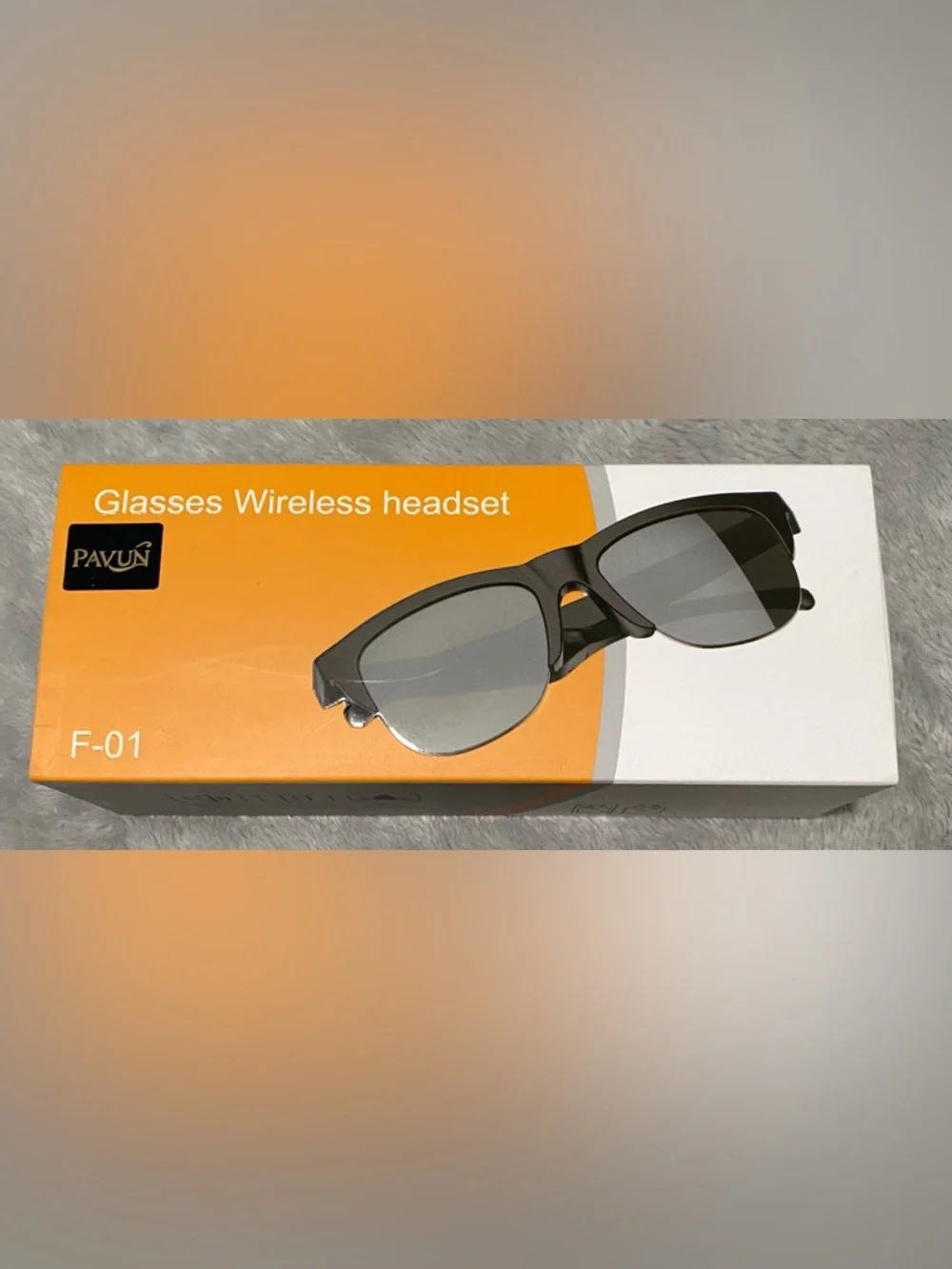 Glasses Wireless Headset Bluetooth Model F-01 NIB