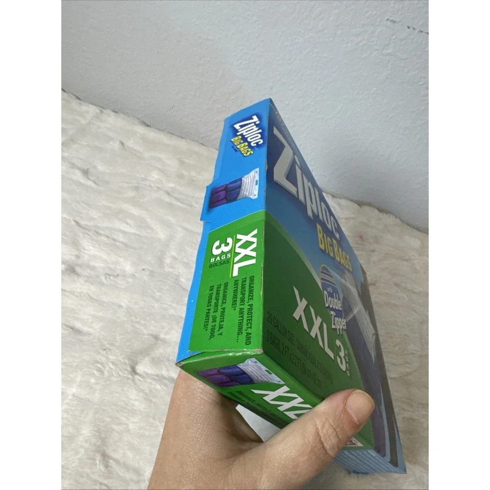 Ziploc Big Bags - 3 Jumbo XXL 20 Gallon Organization & Storage NEW Discontinued