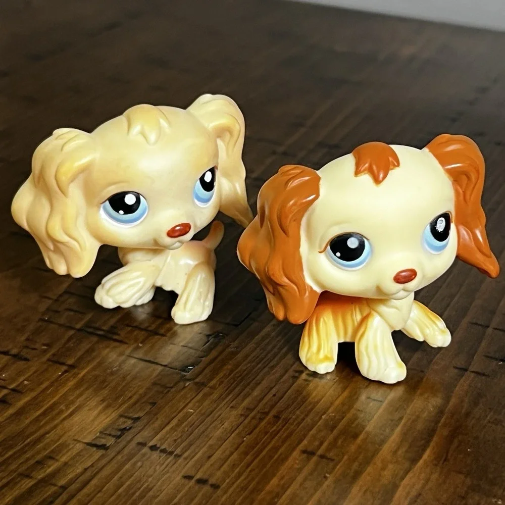 Hasbro LPS 2005 Littlest Pet Shop Lot of 2 Cocker Spaniels #298 #91