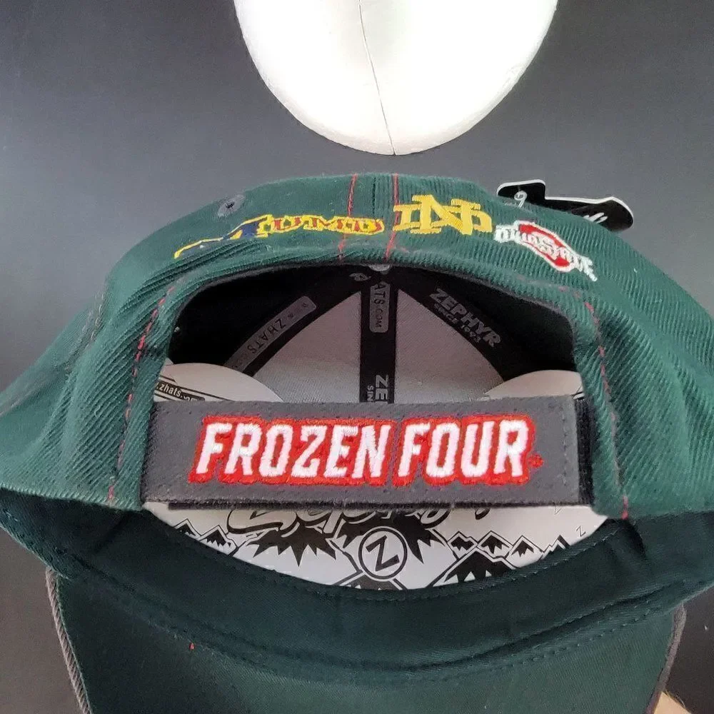 Frozen Four 2018 Green Snapback Hat by Zephyr