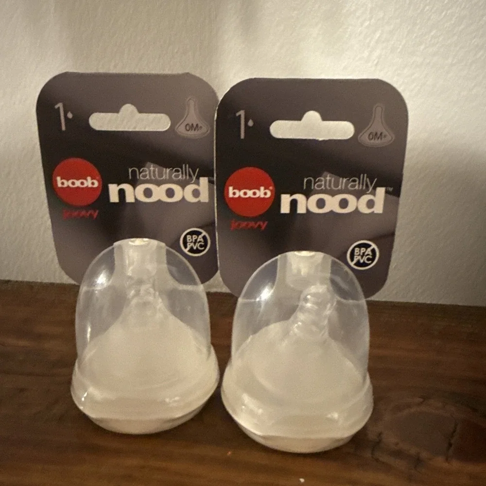 boob Joovy Stage 1‎ 0M+ 2 Nipples Naturally Mood BPA/PVC Free- set of 2