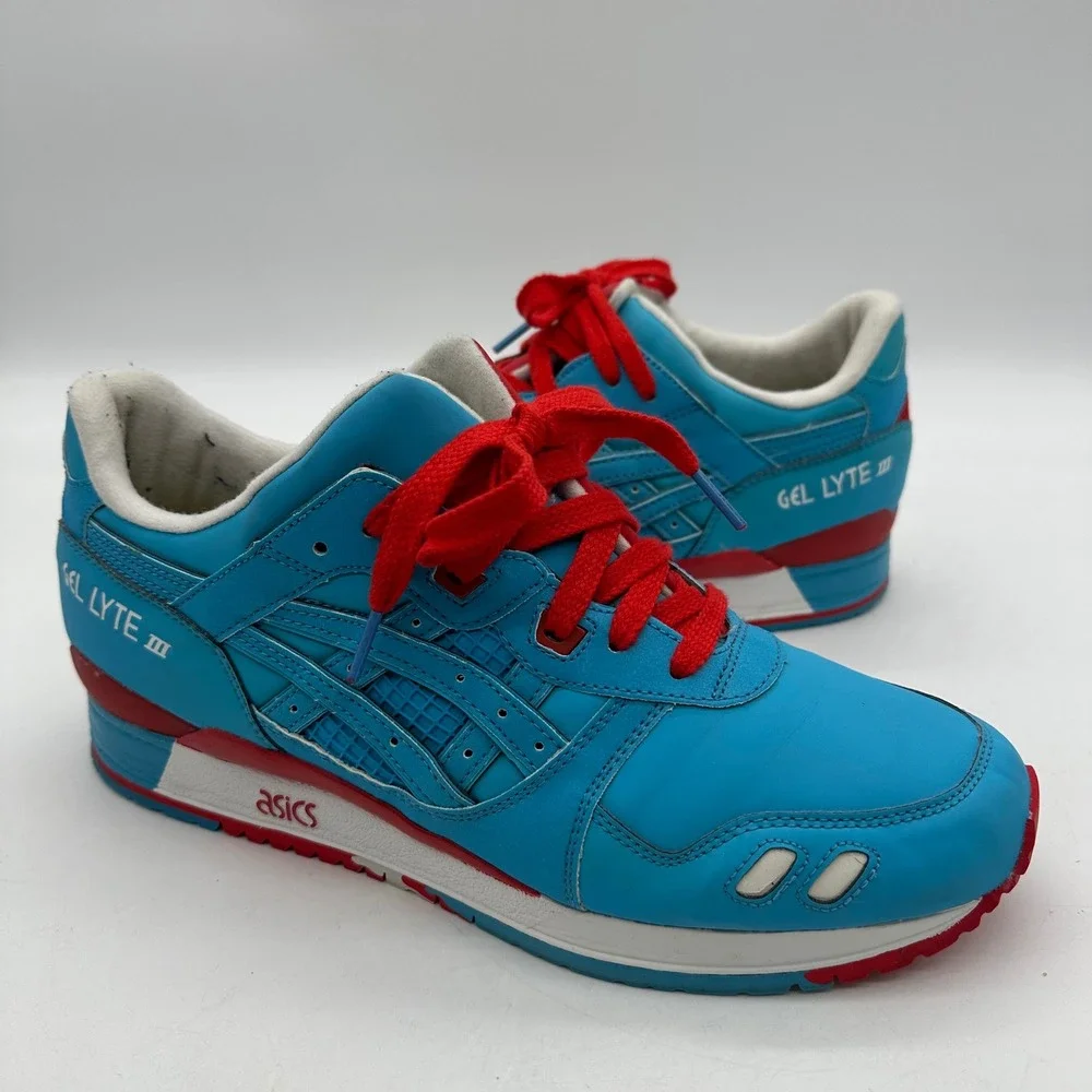 ASICS H20DJ Gel Lyte III Mens Size 11‎ BAIT Blue Ring 2012 Captain America Shoes