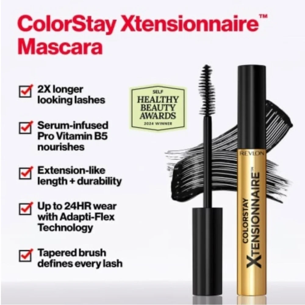 Revlon Colorstay Xtensionnaire Mascara In 201 Blackest Black NIB