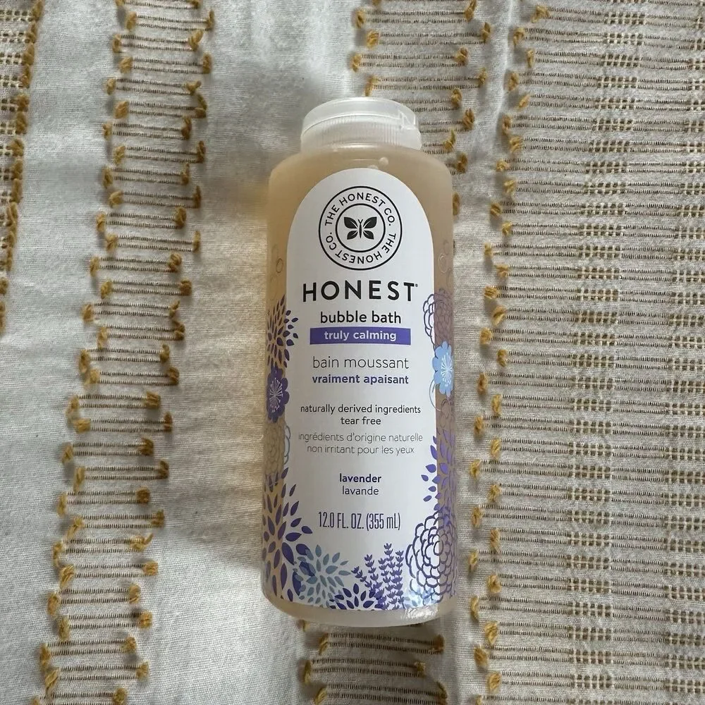 The Honest Company Bubble Bath Lavender Truly Calming Tear Free 12 ounce