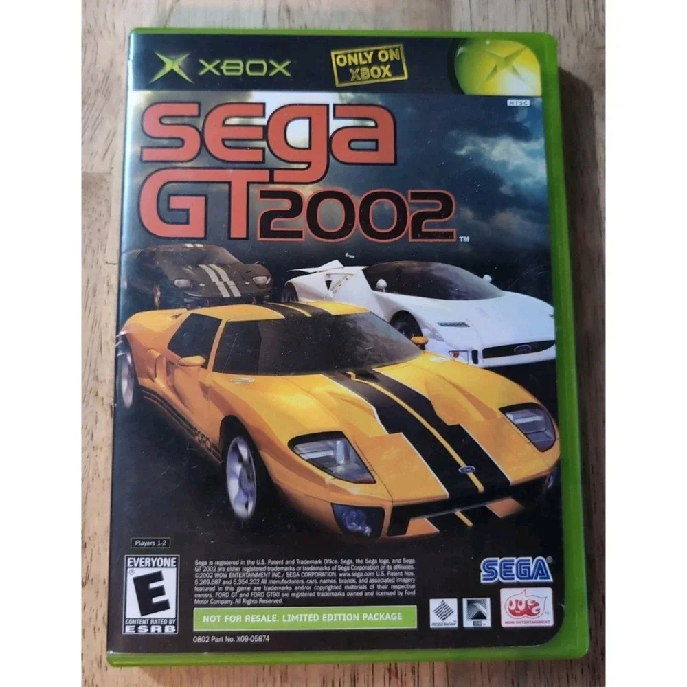 Sega GT 2002 (Microsoft‎ Xbox, 2002) Limited Edition