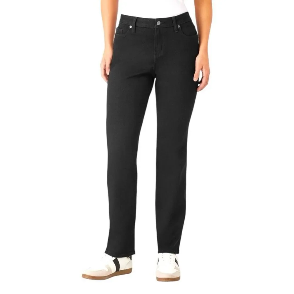 Member's Mark Women's Straight Jeans - Black Wash - Size 12