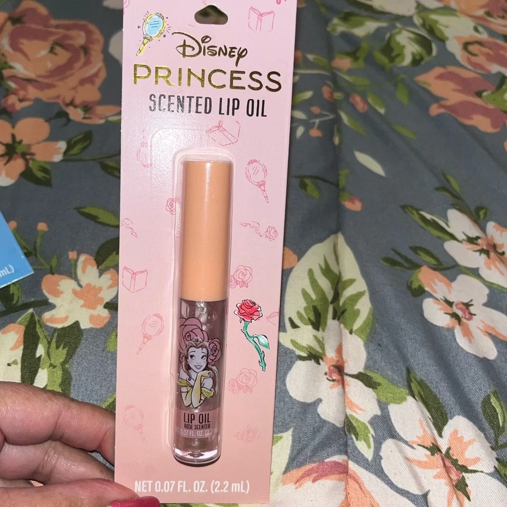 Set2👄Disney Princess Lip Oil Set - Blue and Pink