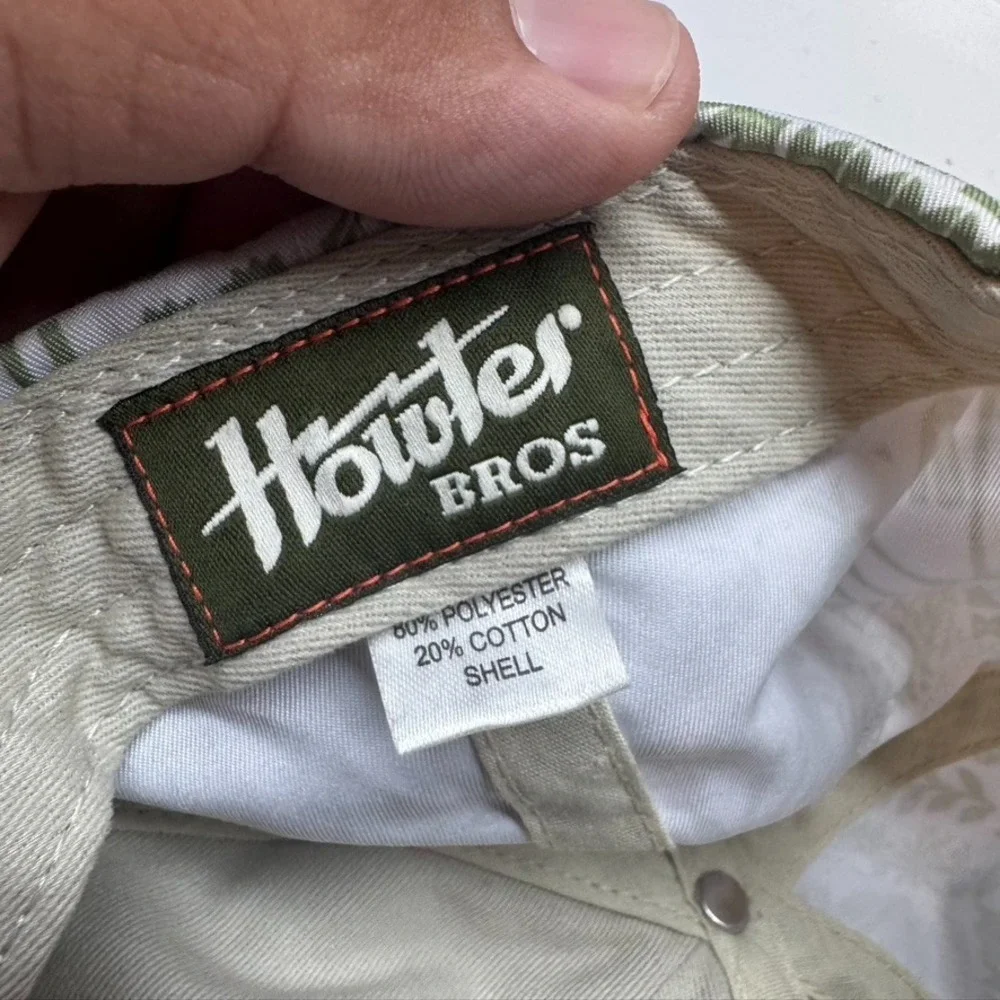Howler Brothers South Seas Snapback Hat Tropical‎ Plants White/Green One Size