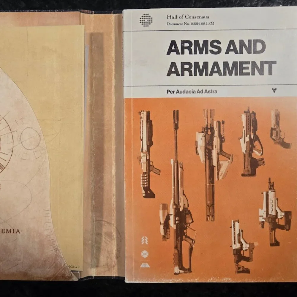 Destiny Limited Edition Folio Arms and Armament Collector Book &‎ Postcar…