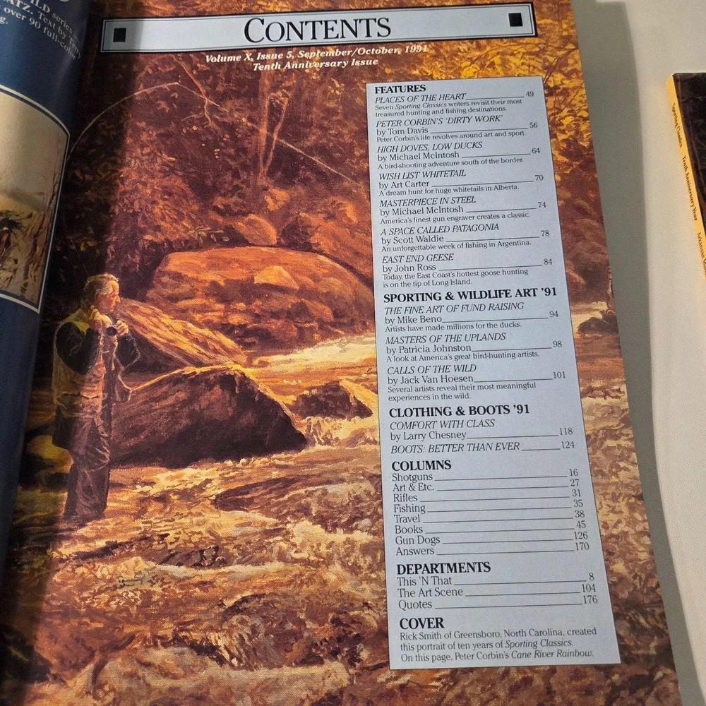Sporting Classics Magazine 1991 Lot Of 6 Hunting &‎ Fishing Collectible