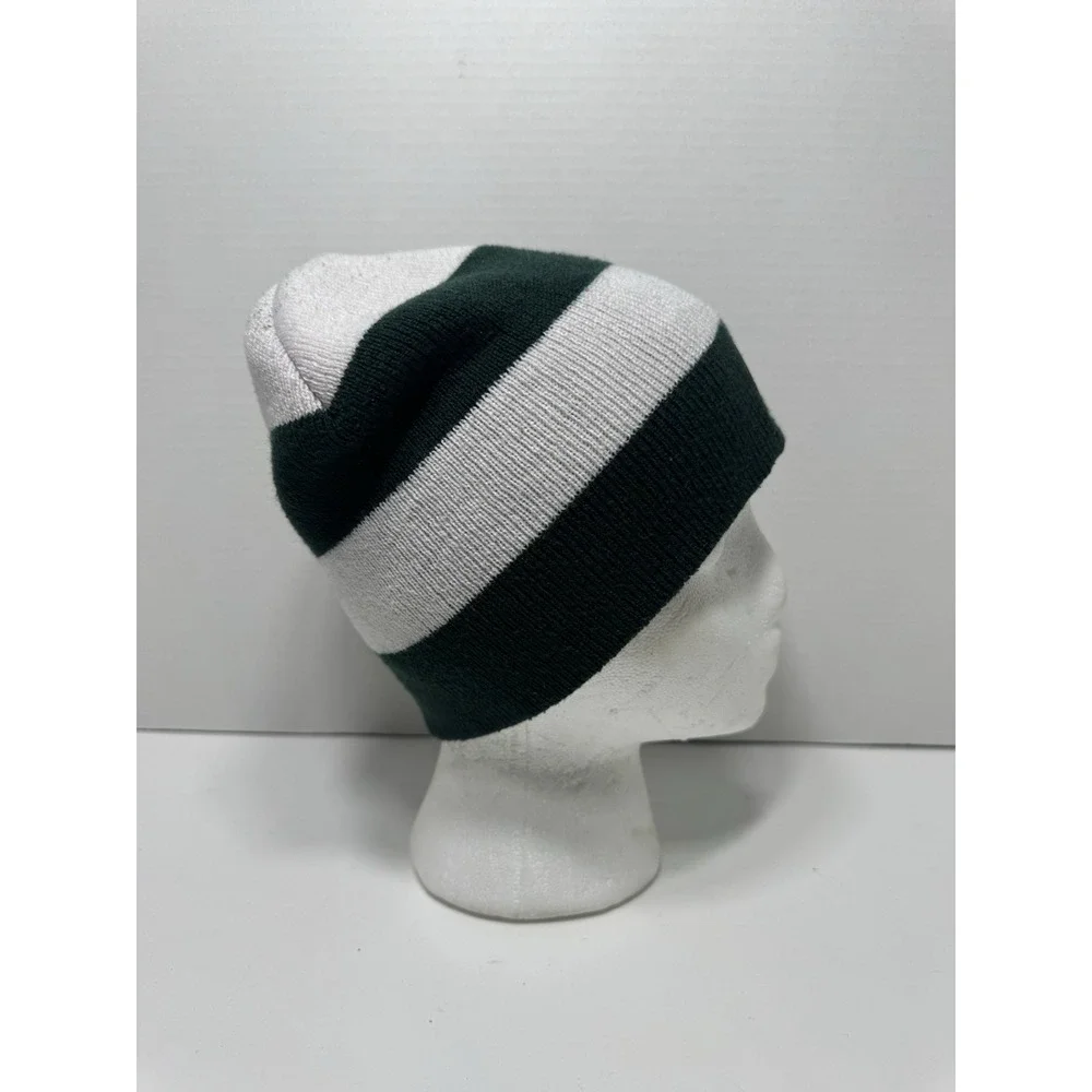 MICHIGAN STATE‎ Spartans Men's Women Beanie Cap Hood Green White