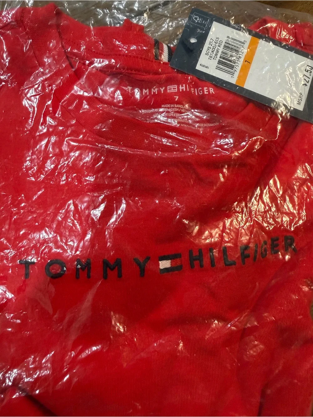 Tommy Hilfiger vibrant red