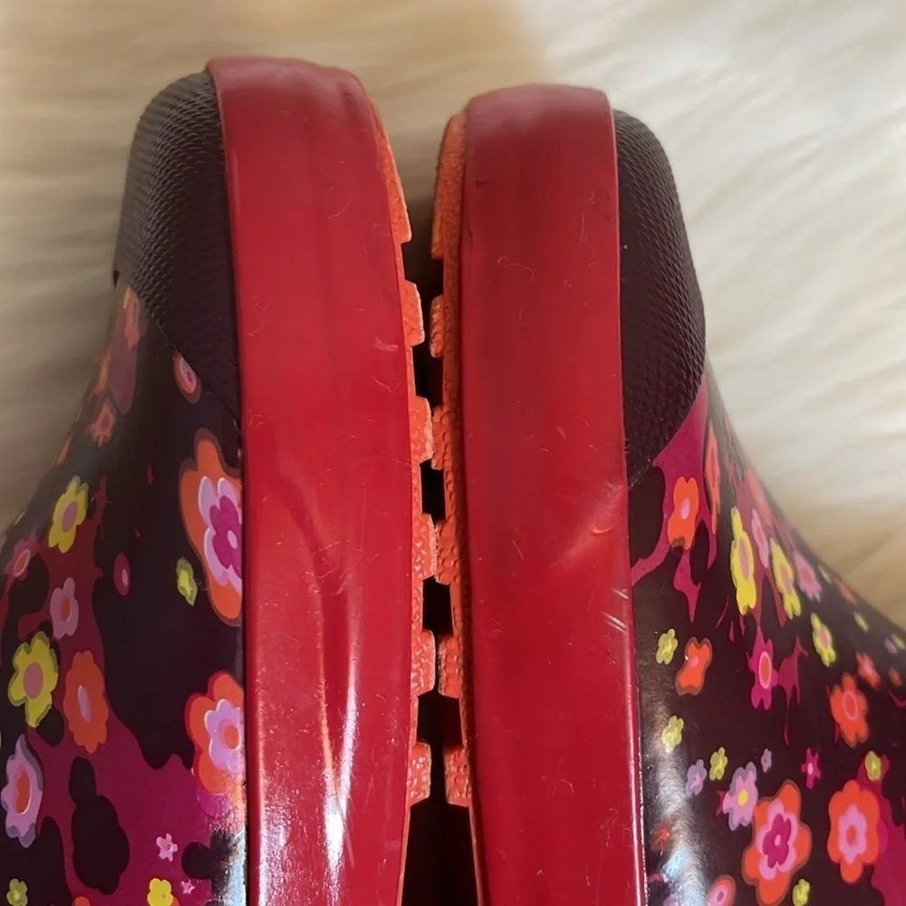 Kamik Floral Butterfly Rubber Boots