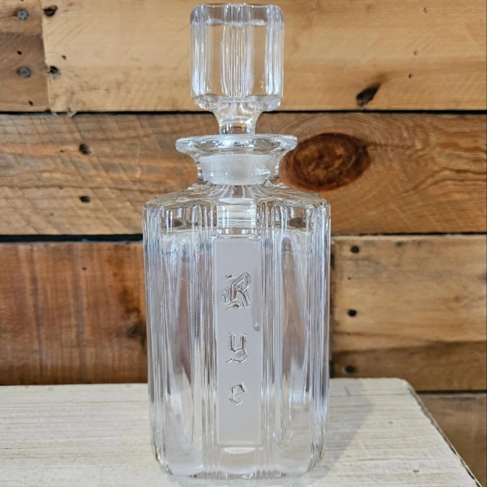 Vintage '30s-40s MCM Fostoria Sunray hand blown glass 