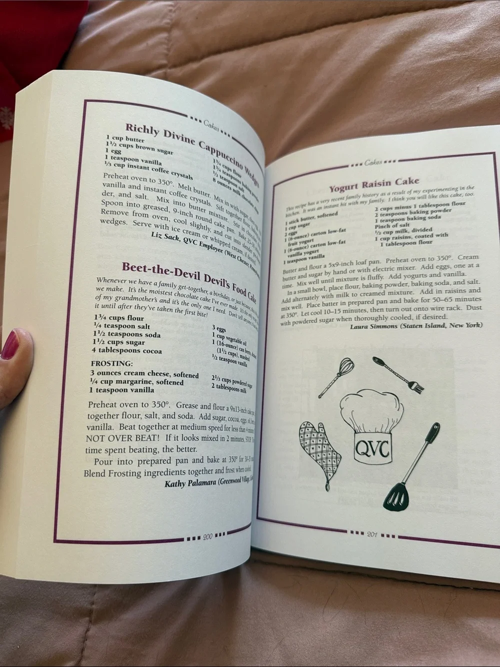 QVC cookbook large