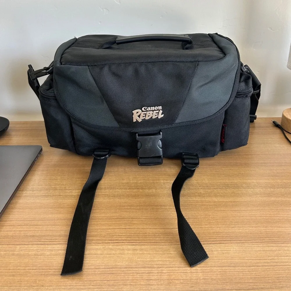 Canon EOS Utility Tech Camera Bag Black Gray DSLR Gadget Case Normcore