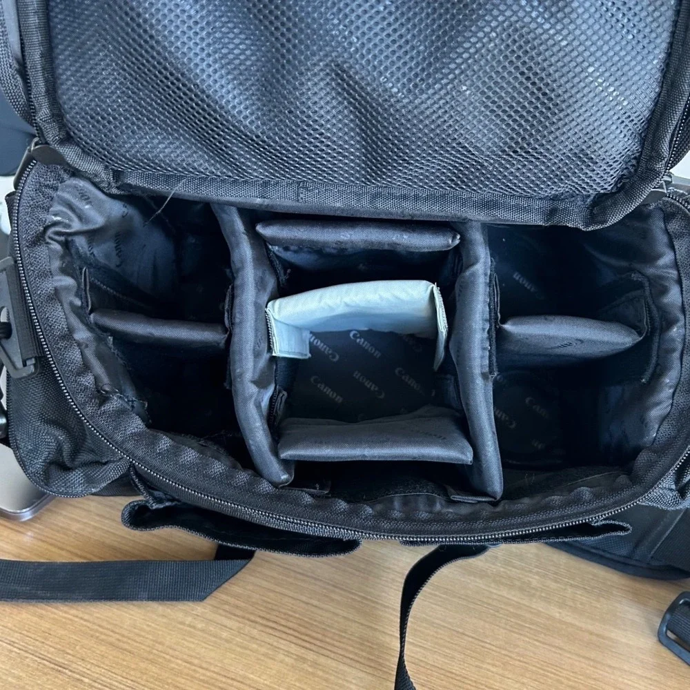 Canon EOS Utility Tech Camera Bag Black Gray DSLR Gadget Case Normcore