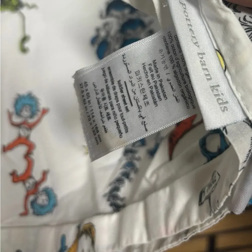 Pottery Barn White Toddler‎ Sheet Set