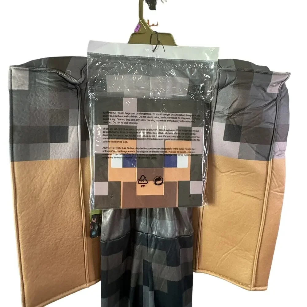 Minecraft Steve Netherite Armor Child Costume Small (4-6) Disguise‎