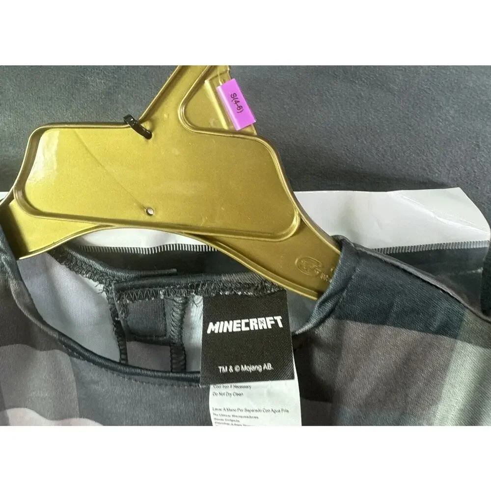 Minecraft Steve Netherite Armor Child Costume Small (4-6) Disguise‎