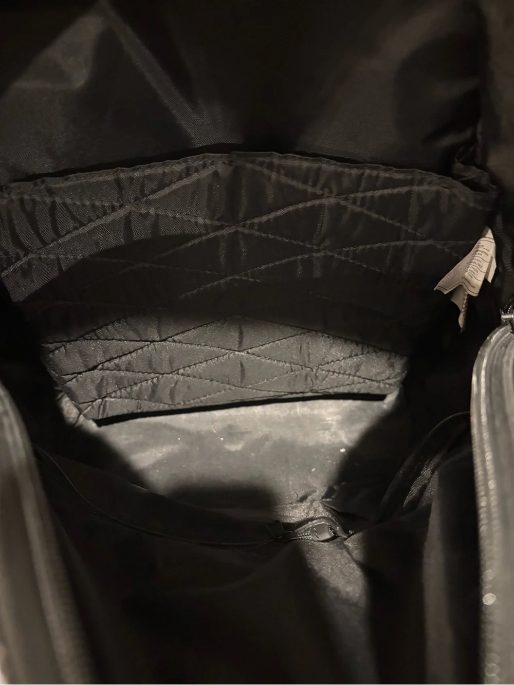 Eastpak Padded Pak R Classic Black Ink Leather Backpack