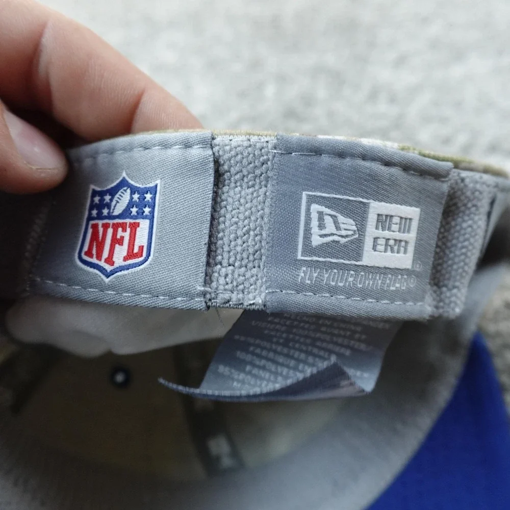 Indianapolis Colts Hat Cap Boys One Size Fitted Blue Camo NFL Football New Era