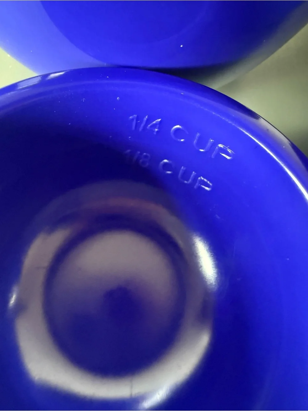 Sur La Table 5 Nesting Measuring Royal Blue Fuschia 1/8 C to 2 C Melamine