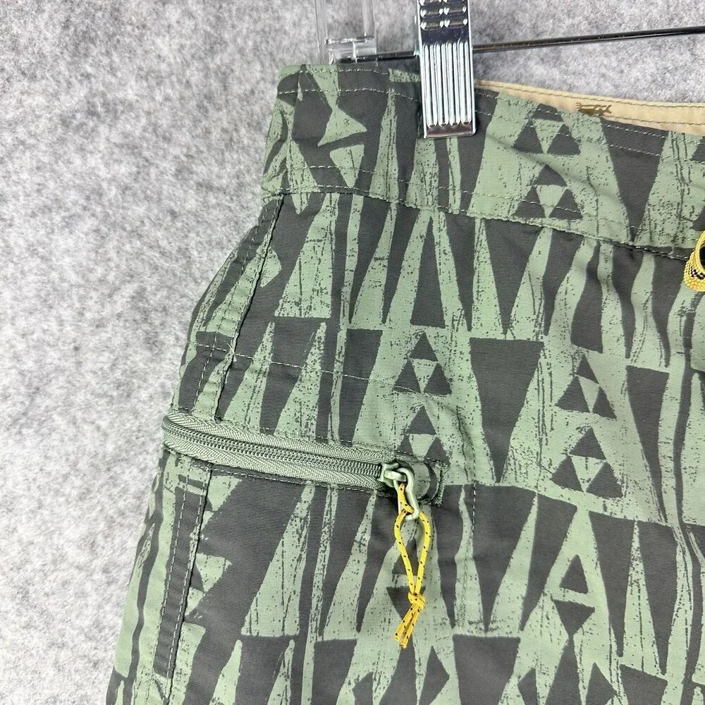 Patagonia Wayfarer Board Shorts Mens 32 Atzec Geometric Swim Trunks Beach Surf