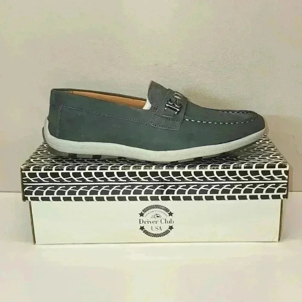 Driver club genuine moccasins new with box size 4.5
