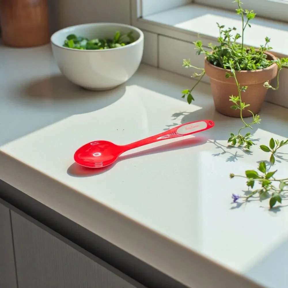 Betty Crocker Red Melamine Serving Spoon 13.75 