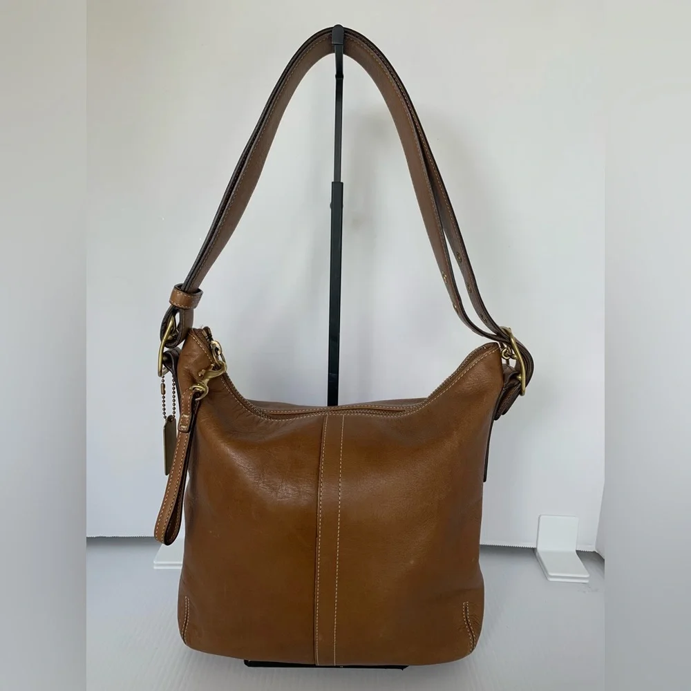 Coach Vintage Legacy Slim Duffle Shoulder Bag- ‘03 - British Tan #9326