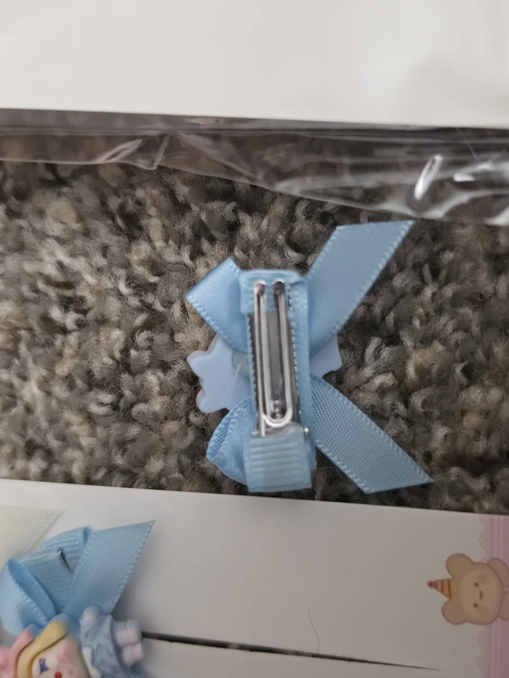 Cute Princess Bow Hair Clips Set - 3 packs of 2 sets of ties each