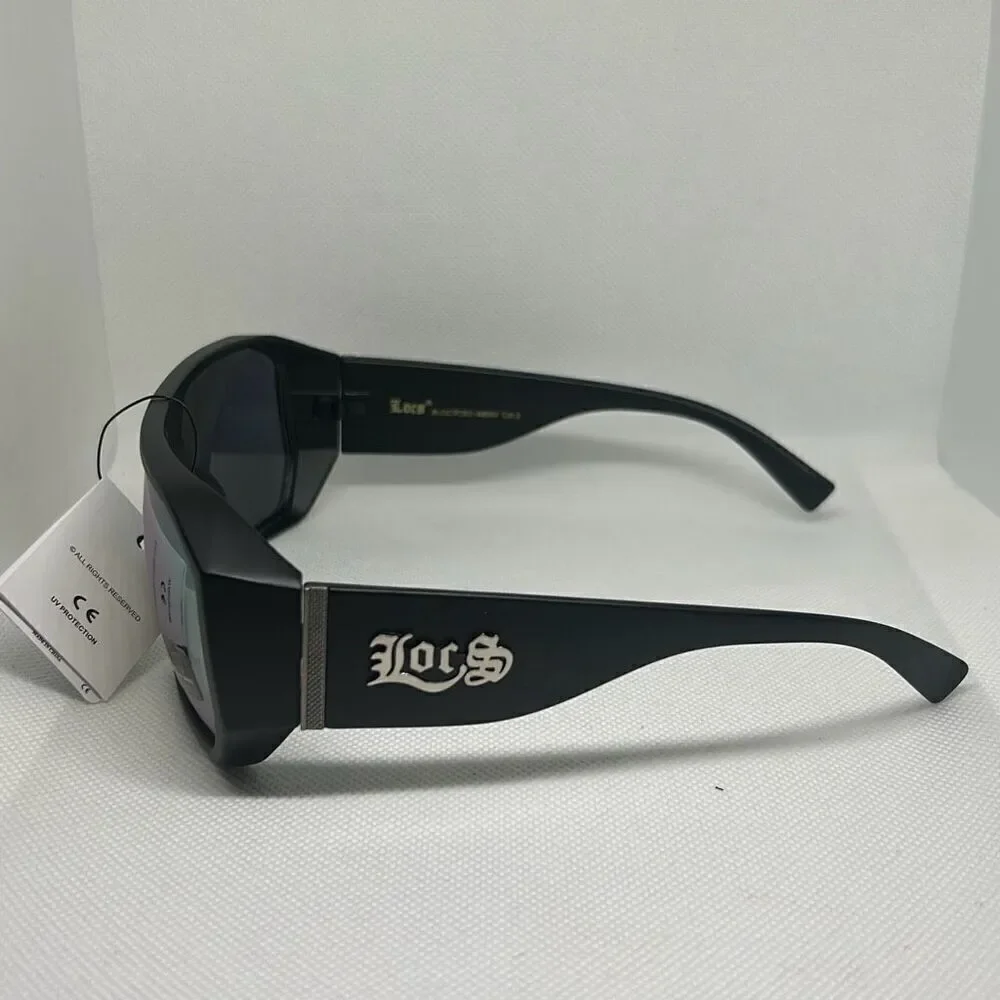 Locs Mens Mirrored Hardcore Sunglasses