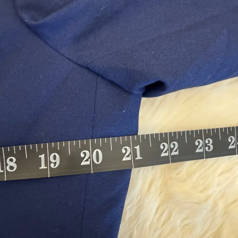 Topman Blue Two Button Single Breasted Blazer Suit Jacket 42