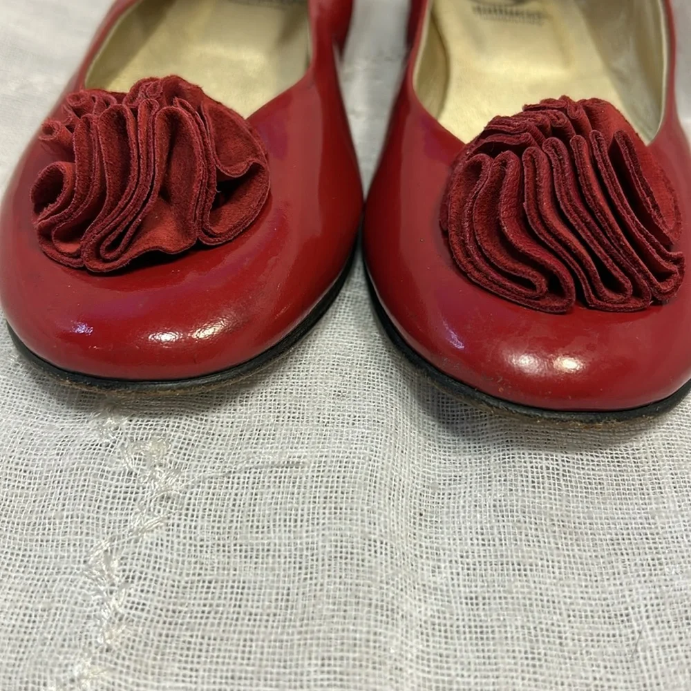 Gallucci made in Italy leather ballet flats