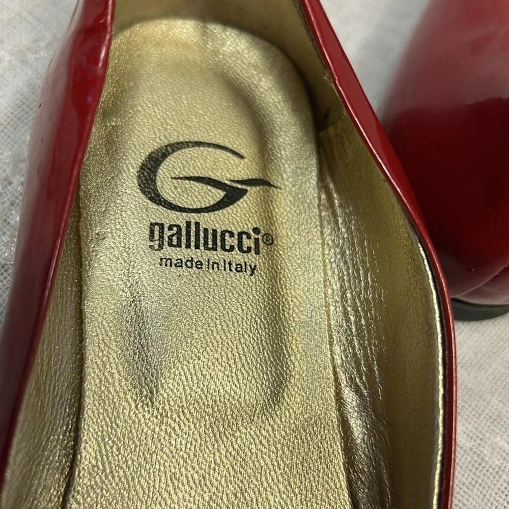 Gallucci made in Italy leather ballet flats