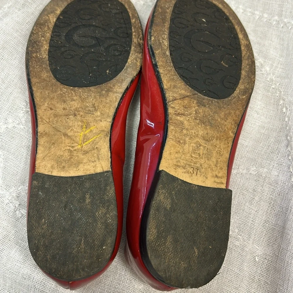 Gallucci made in Italy leather ballet flats