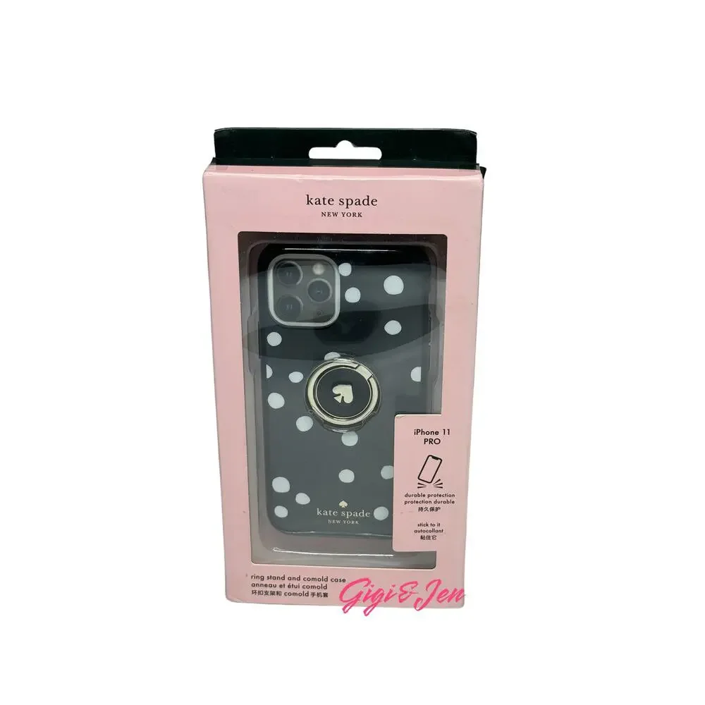 Kate Spade Dots Iphone 11 Pro Ring stand Case