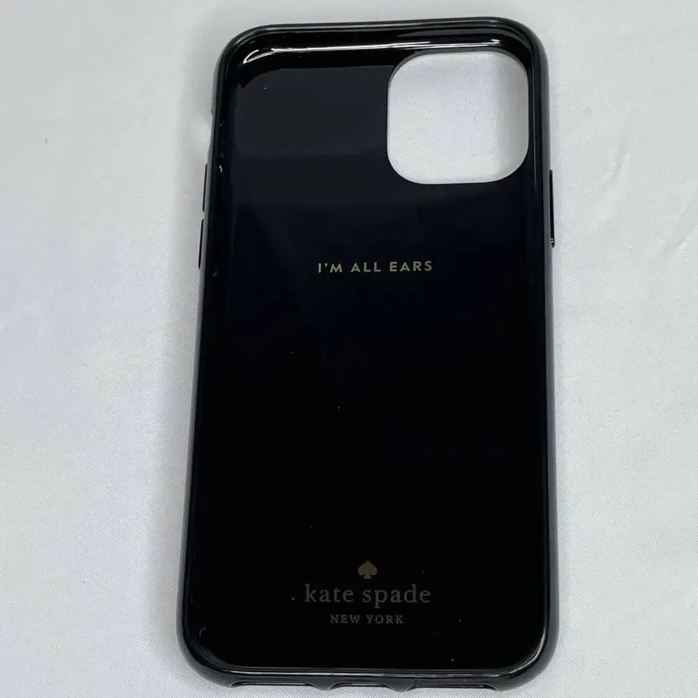 kate spade black iphone has