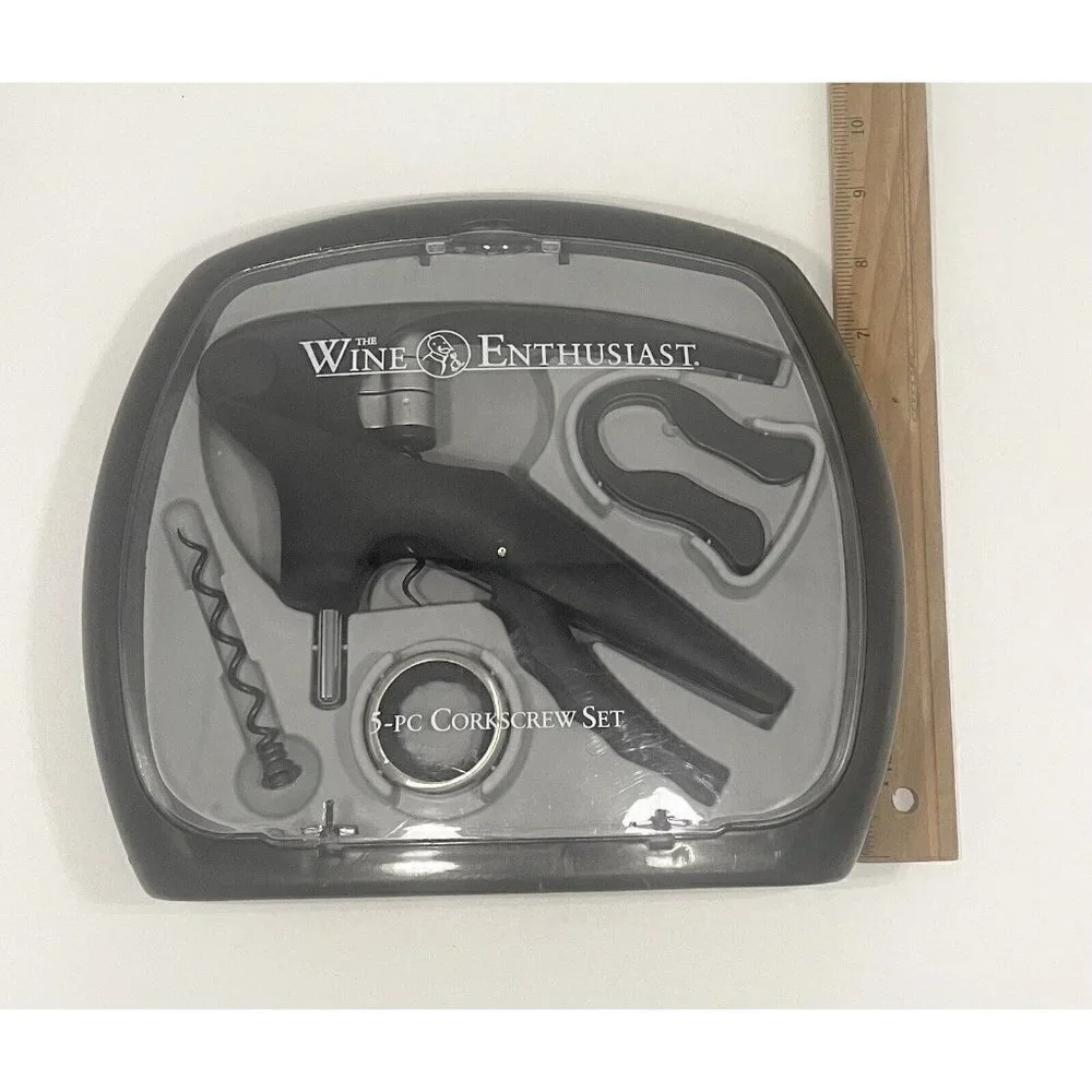 Wine Opener Kit Corkscrew Lever Bottle Opener Accessories Tool Kit Gift Set